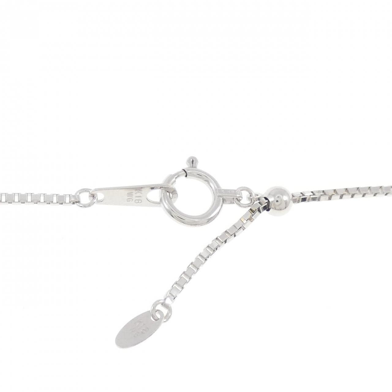 K18WG ダイヤモンド ネックレス 2.00CT