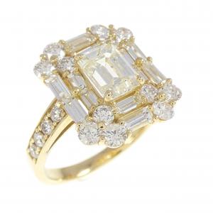 【新品】K18YG ダイヤモンド リング 1.001CT