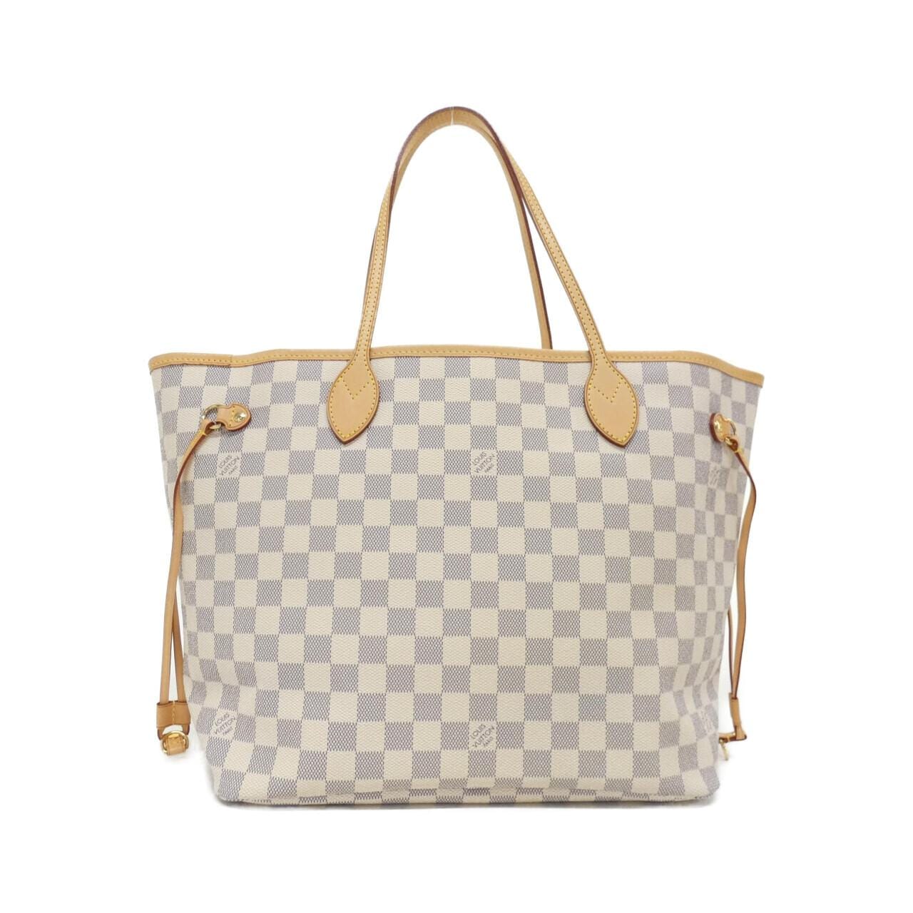 ルイヴィトン ダミエ アズール ネヴァーフル MM N51107 バッグ