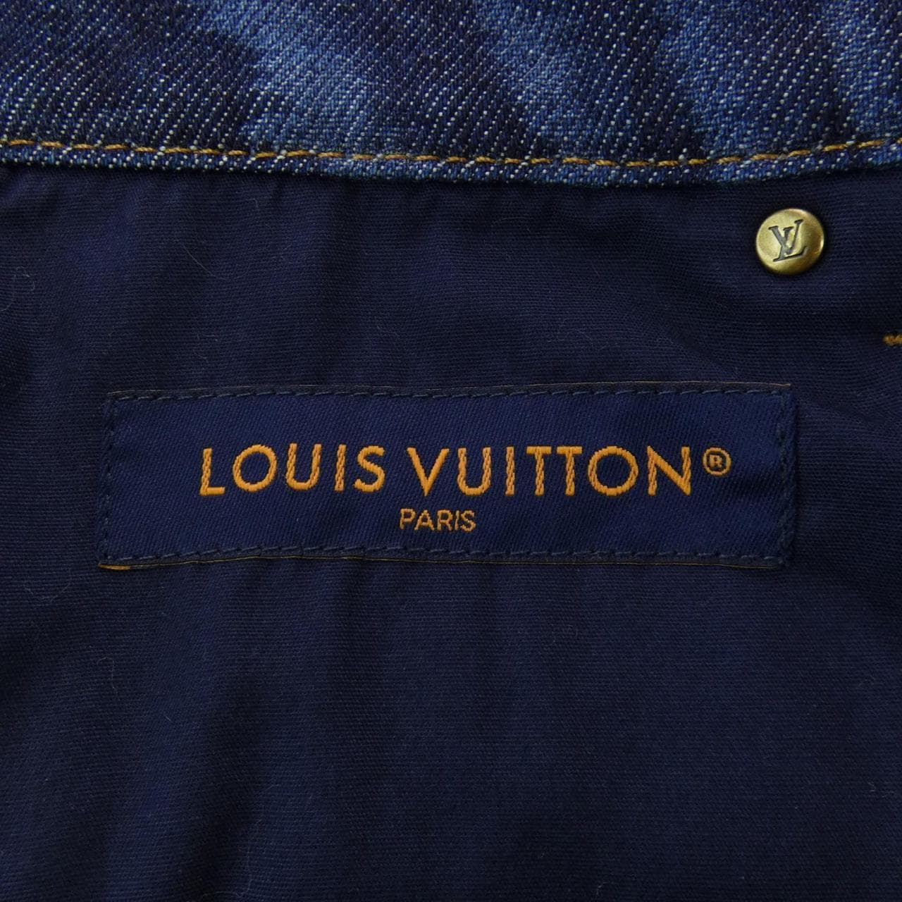 ルイヴィトン LOUIS VUITTON カフ デニムスケートパンツ HTD07WVON ジーンズ