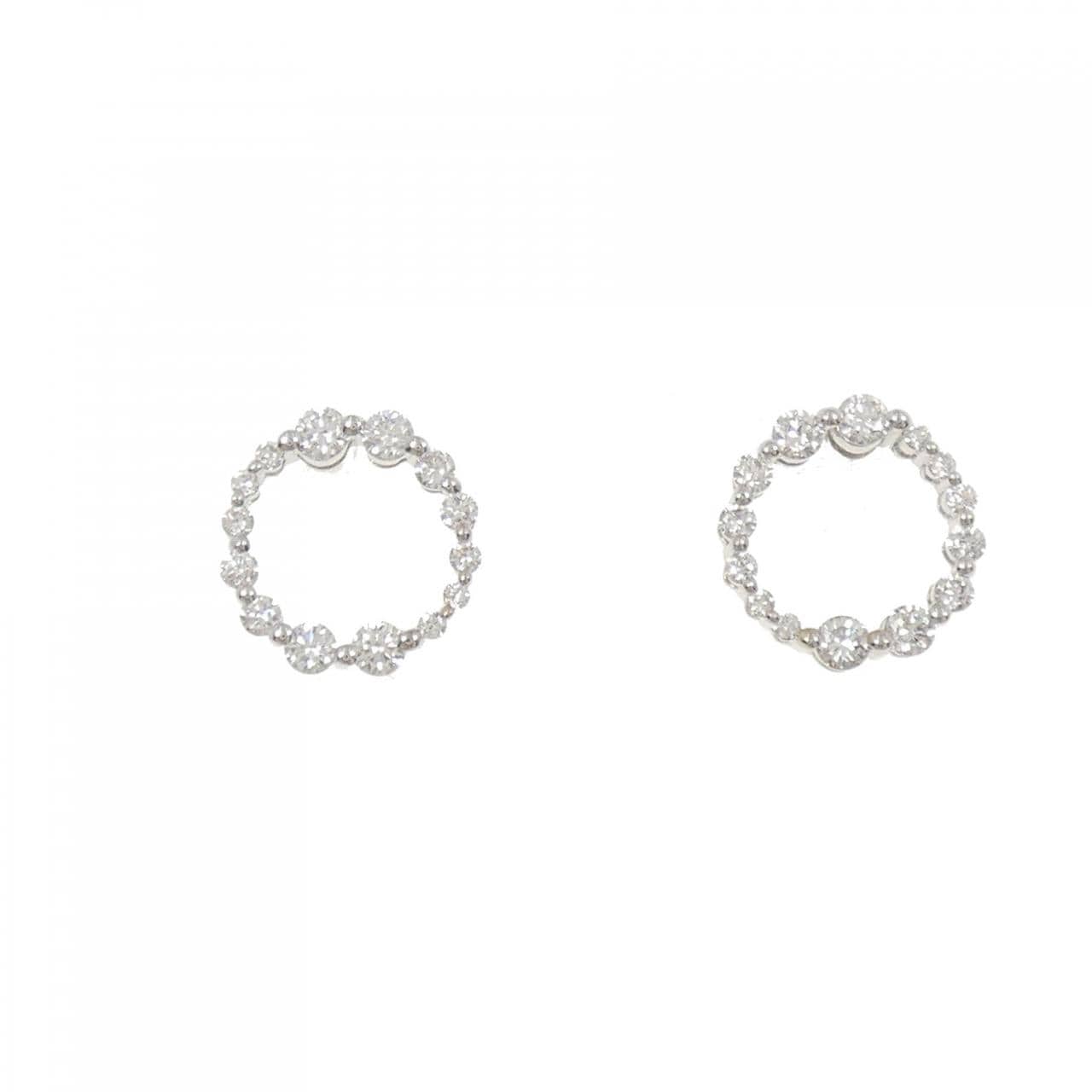 ポンテヴェキオ ダイヤモンド ピアス 0.44CT