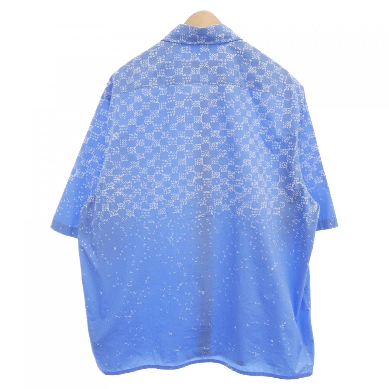 ルイヴィトン LOUIS VUITTON ダミエスプレッドショートスリーブフックディテールシャツ HNS20WNF4 S/Sシャツ