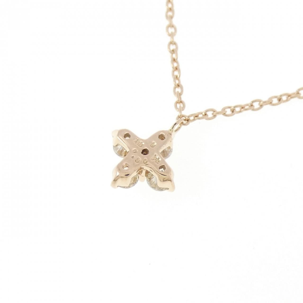 K18PG ダイヤモンド ネックレス 0.50CT