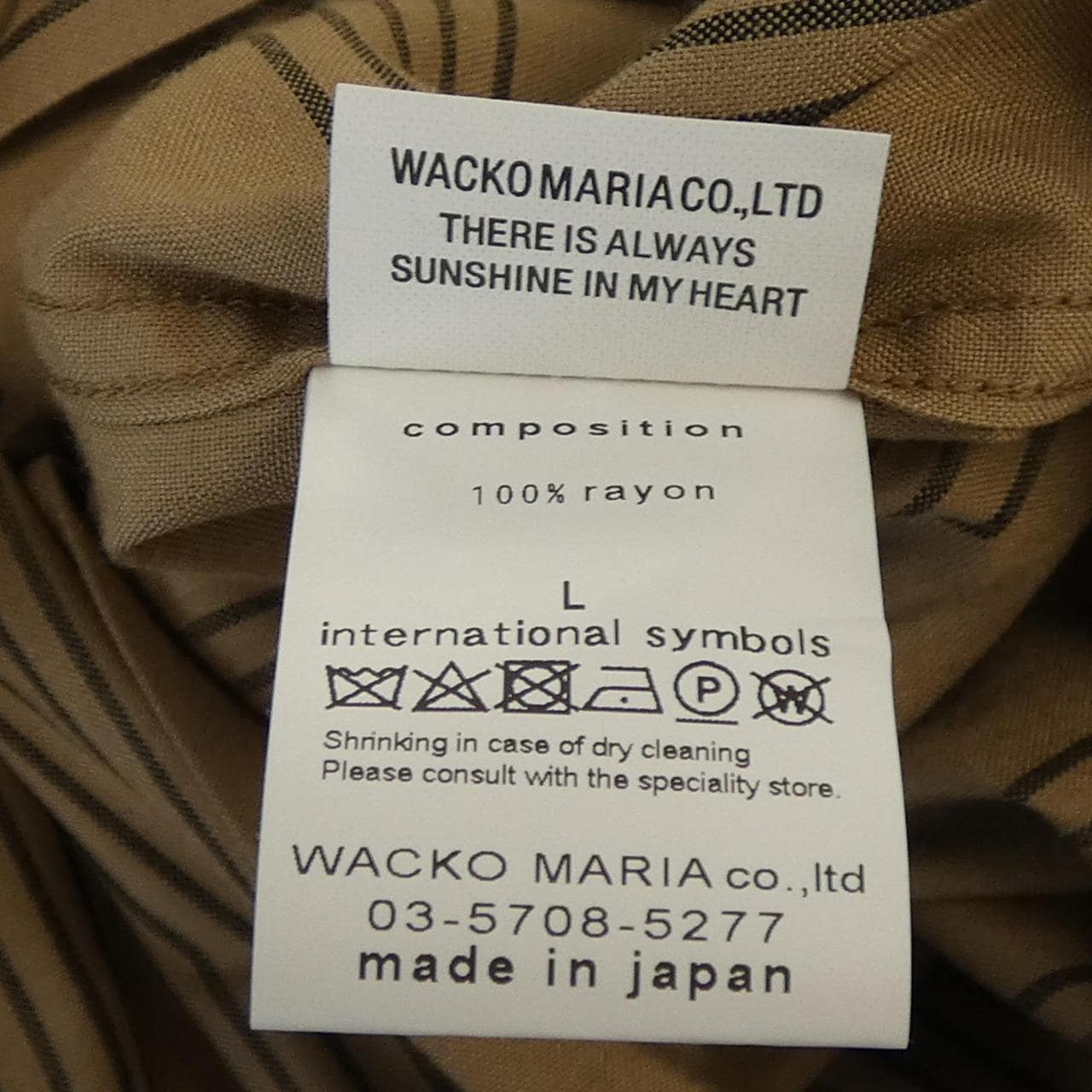 ワコマリア WACKO MARIA シャツ