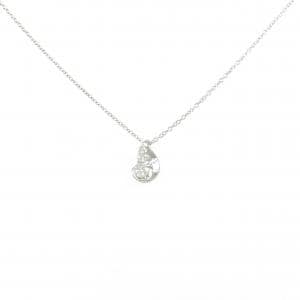 K18WG ダイヤモンド ネックレス 0.14CT