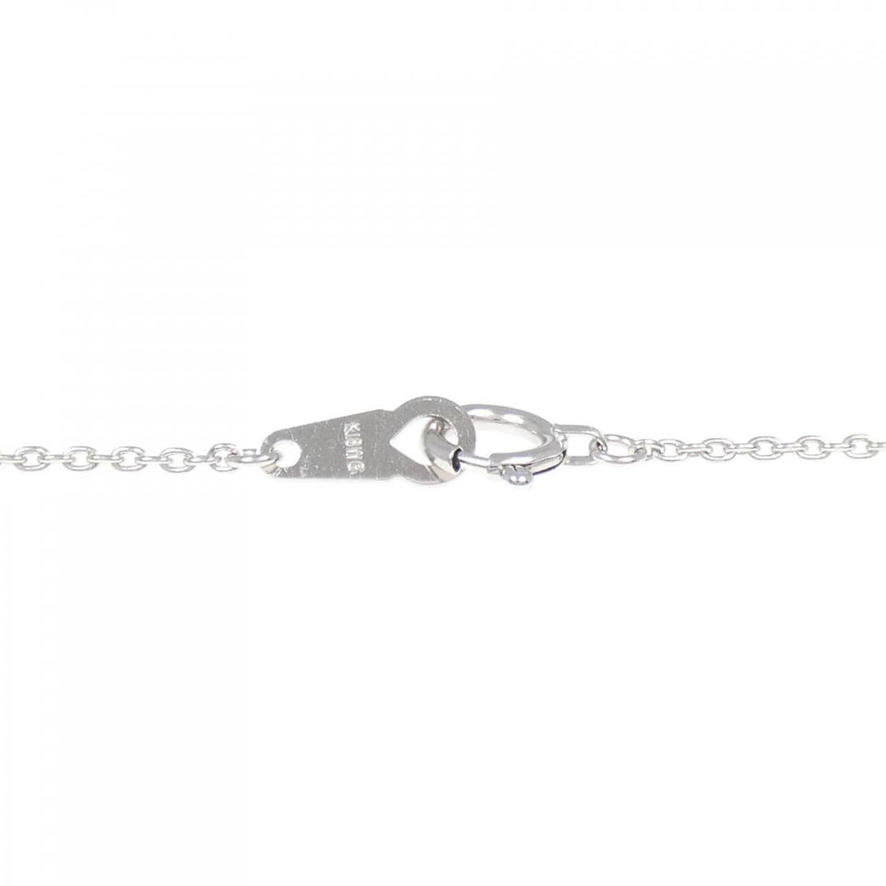 PT/K18WG Star Diamond Necklace 0.05CT