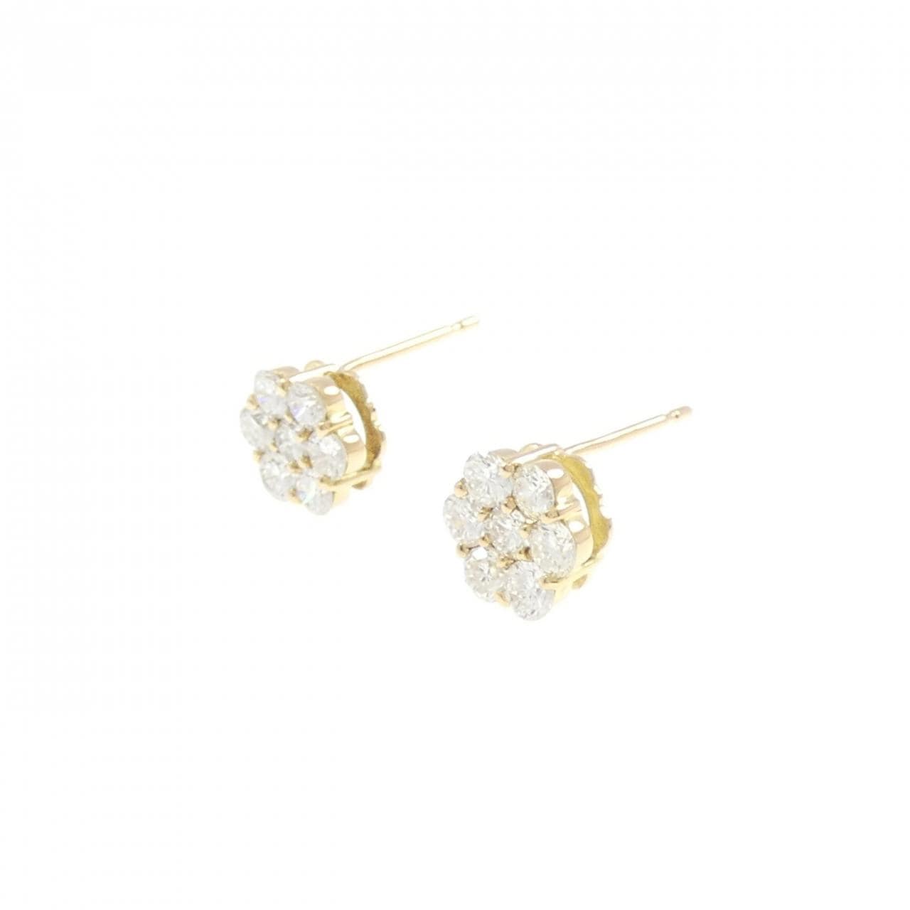 K18YG ダイヤモンド ピアス 0.60CT