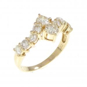 K18YG ダイヤモンド リング 1.02CT