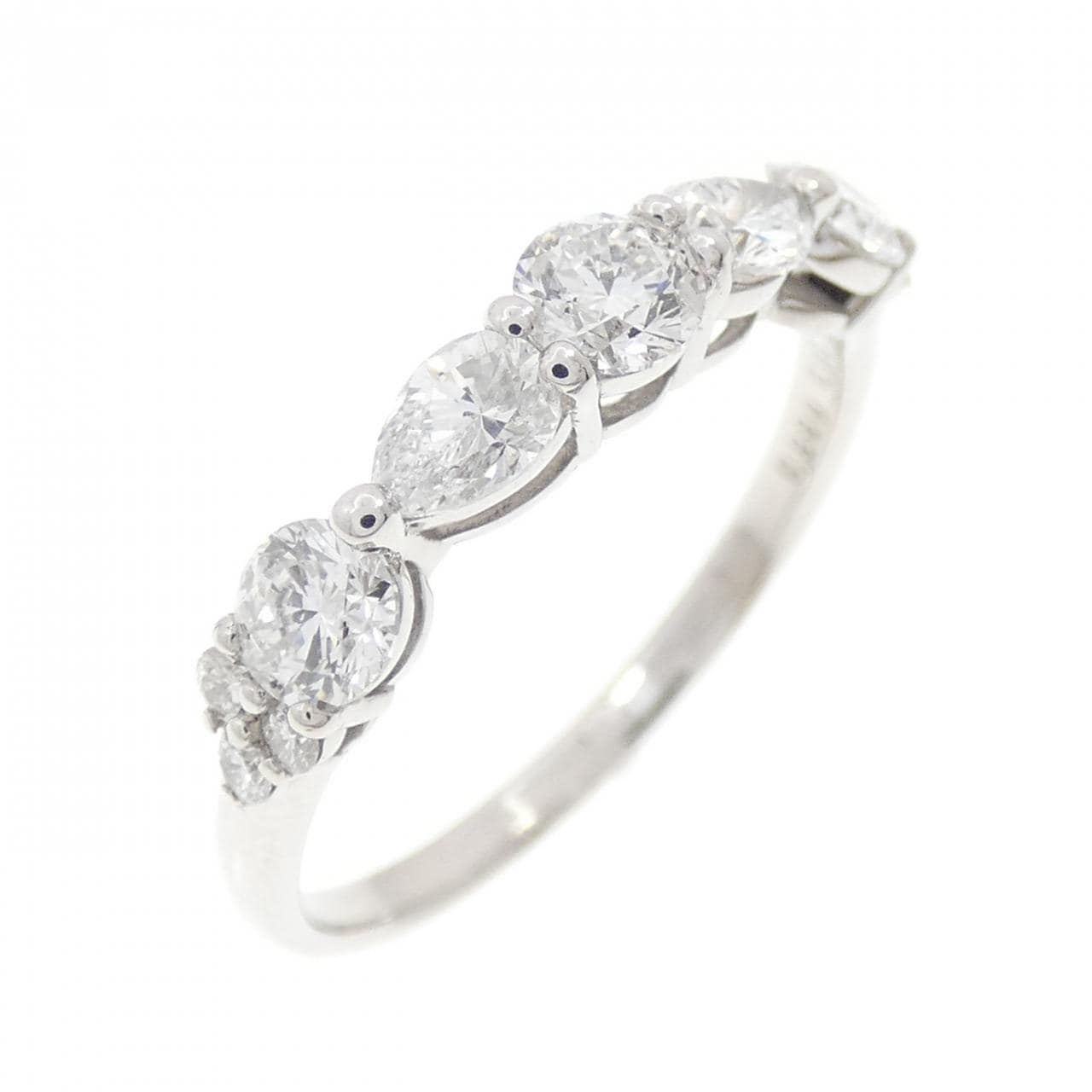 純PT ダイヤモンド リング 0.980CT