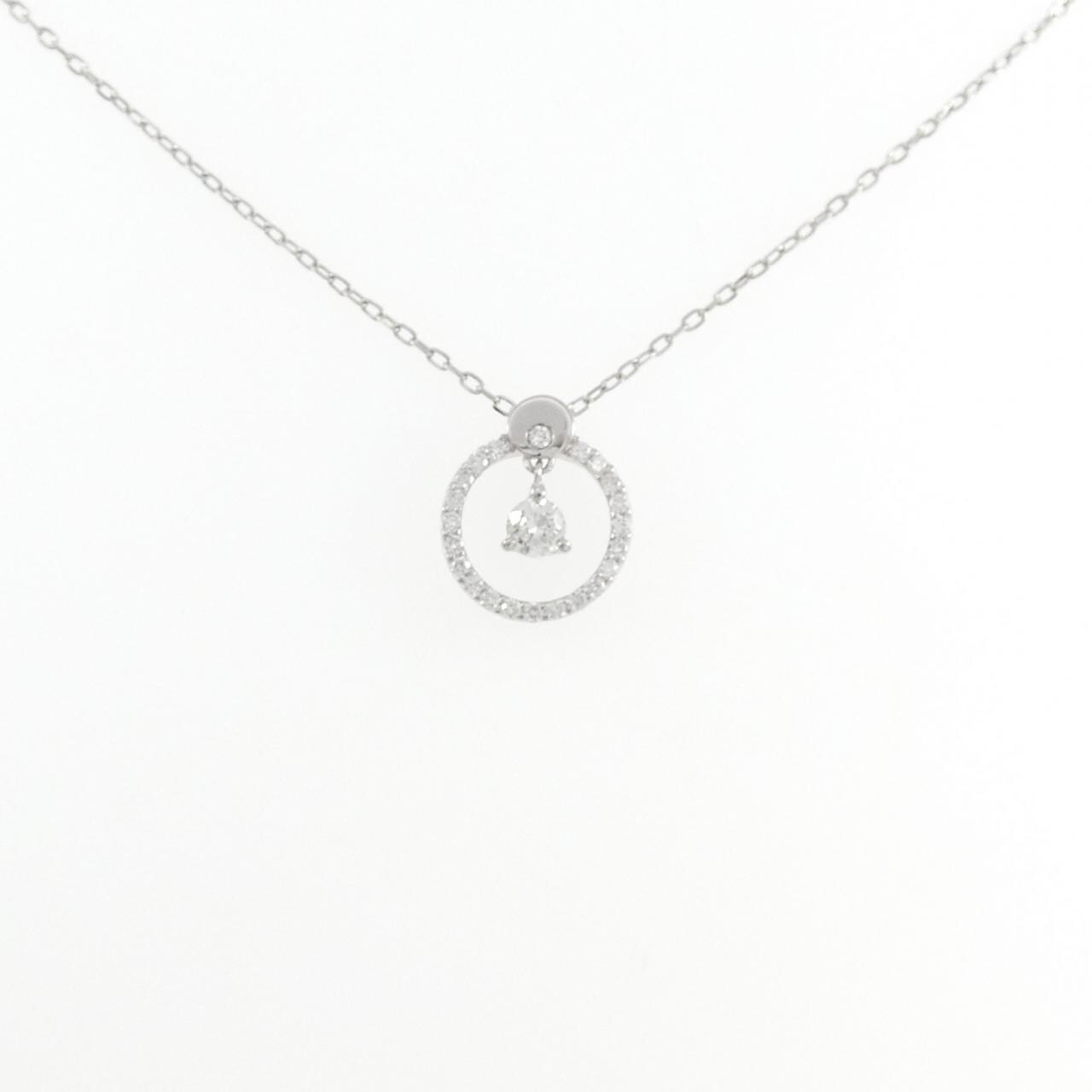 PT900/PT850 ダイヤモンド ネックレス 0.18CT