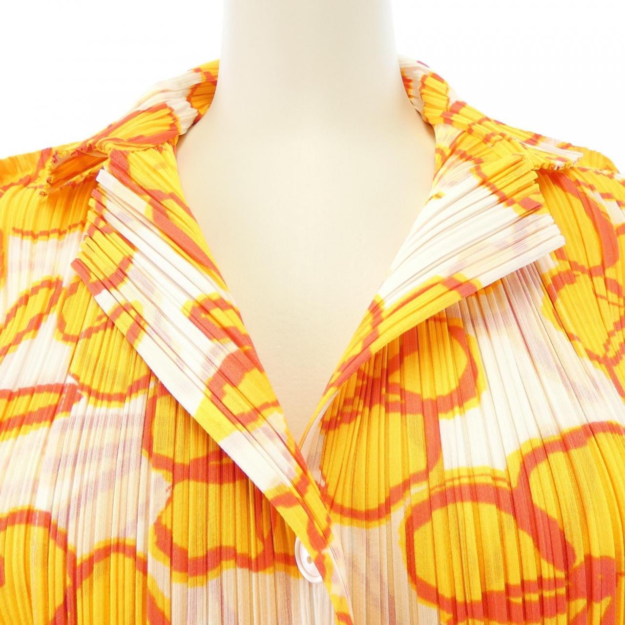 プリーツプリーズ PLEATS PLEASE 2007 フラワー PP71-JJ882 7562034 シャツ