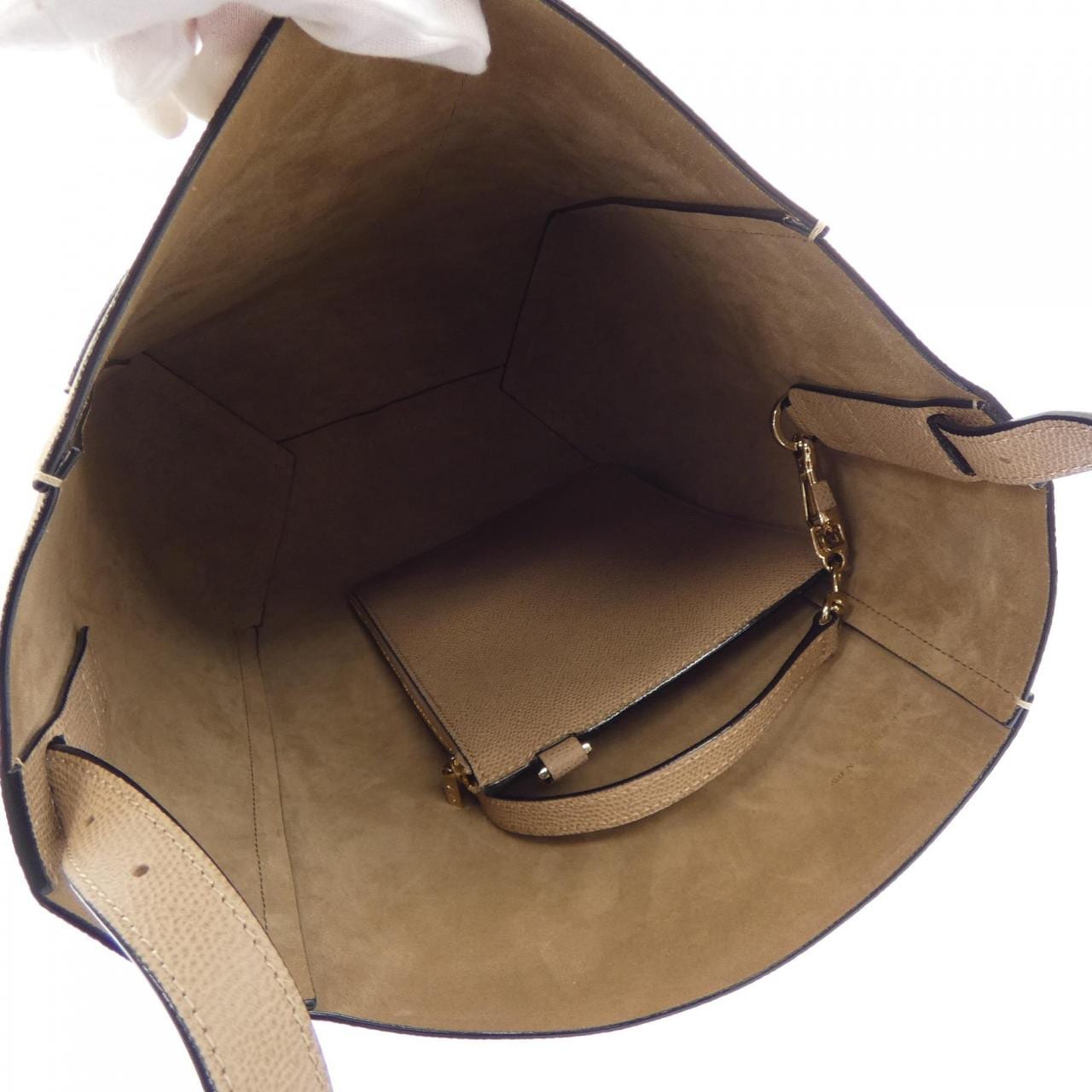 ヴァレクストラ VALEXTRA ポーチ付 バケットバッグ WBSF0095028LOCBI BAG