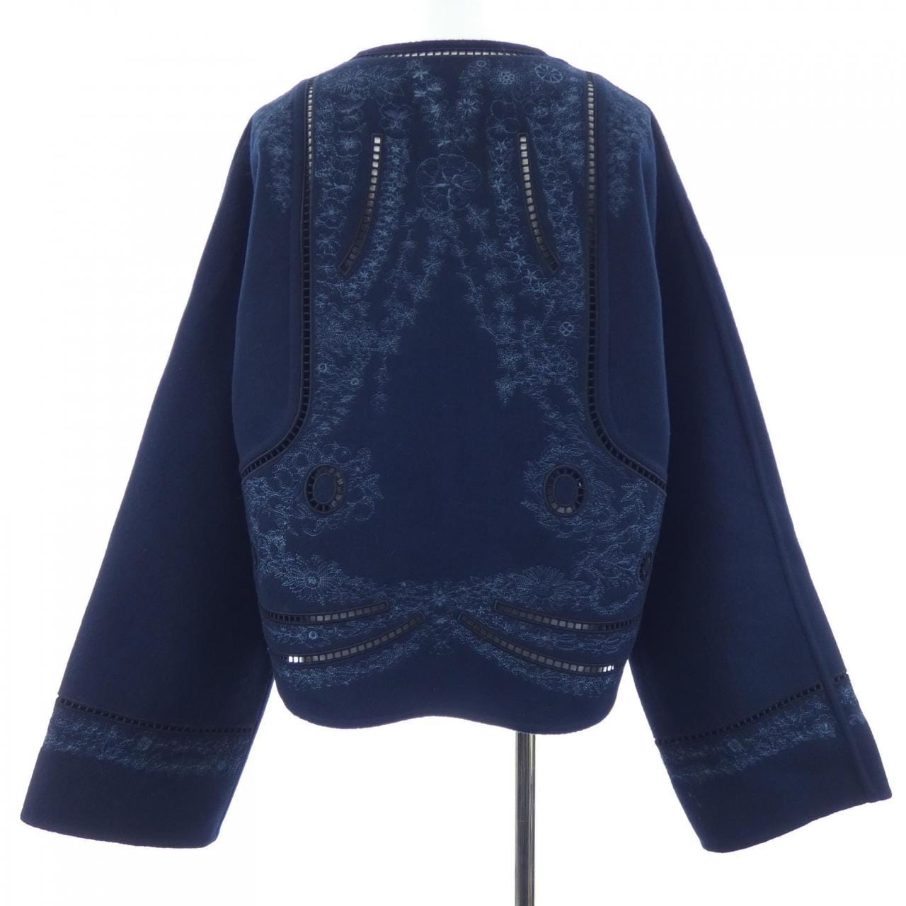 エルメス HERMES 5E0182DB ノーカラージャケット