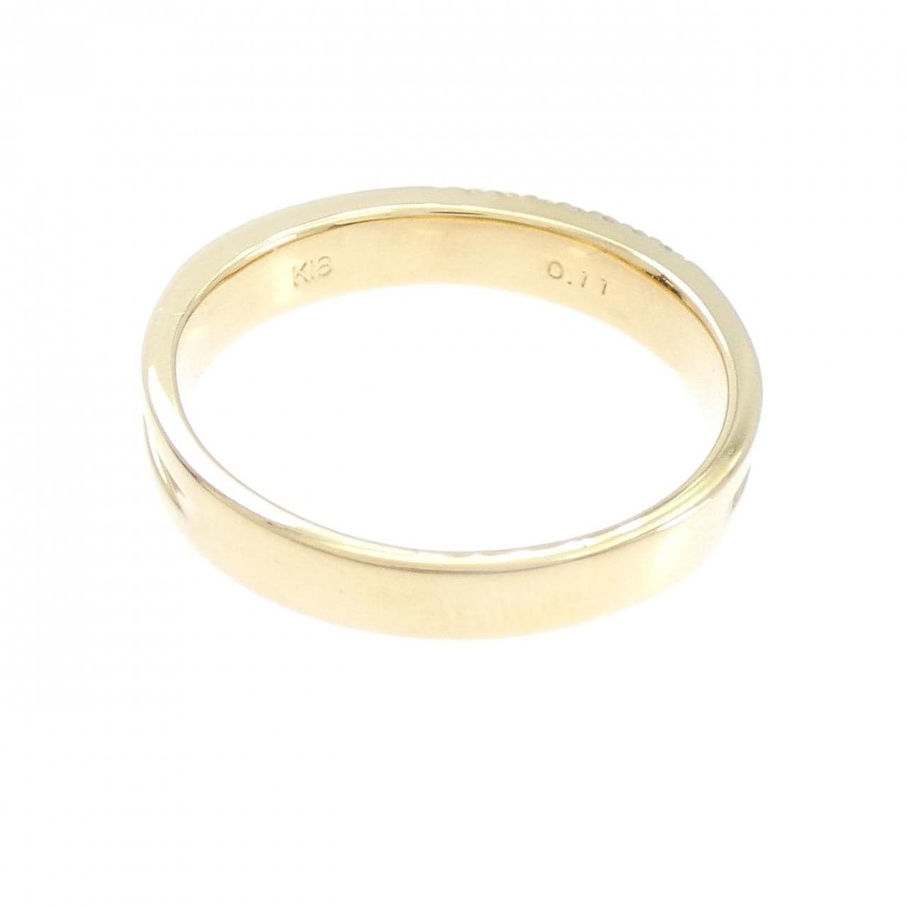K18YG ダイヤモンド リング 0.11CT