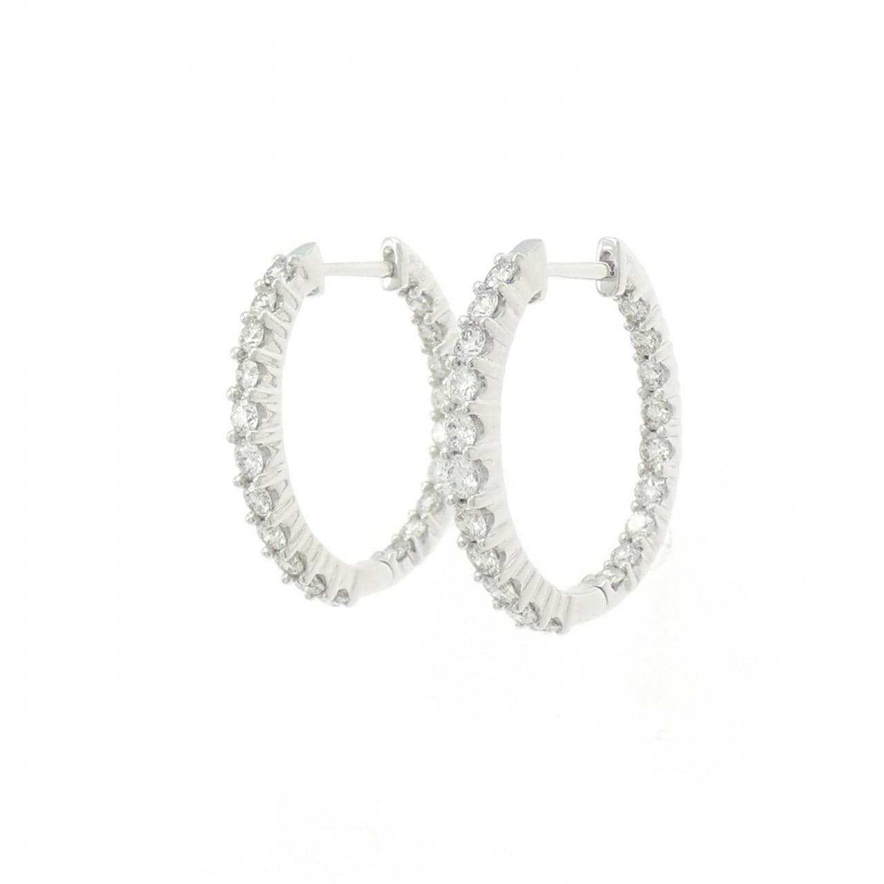GSTV ダイヤモンド ピアス 1.00CT