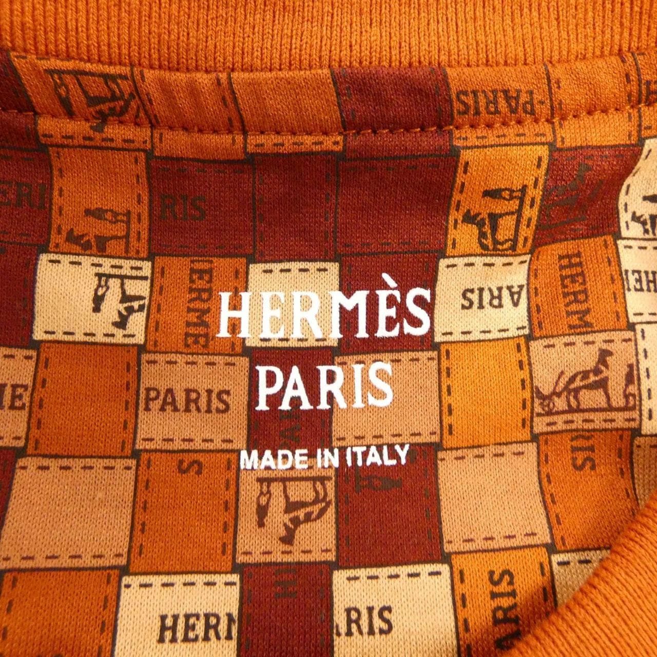 エルメス HERMES BOLDUC AU CARRE ボルデュックチェック 5E4645DK Tシャツ