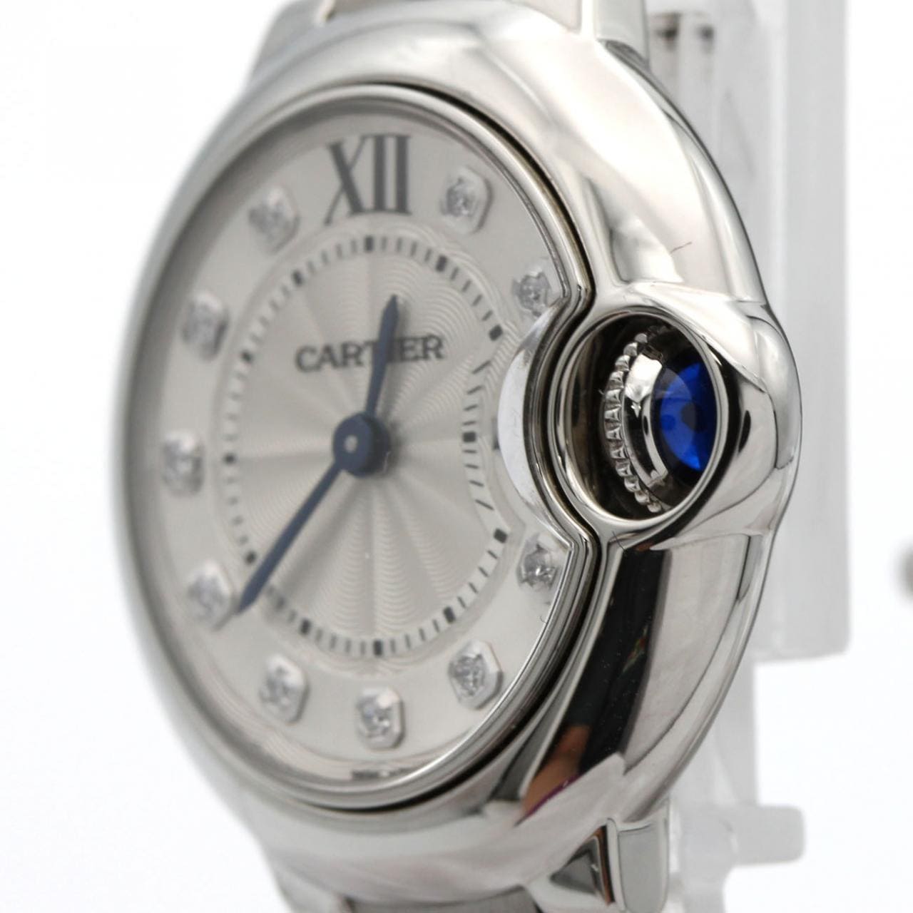 【ノーメンテナンス還元価格】カルティエ バロンブルーSM･11P WE902073 SS クォーツ