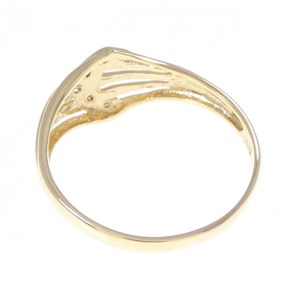 K18YG ダイヤモンド リング 0.03CT