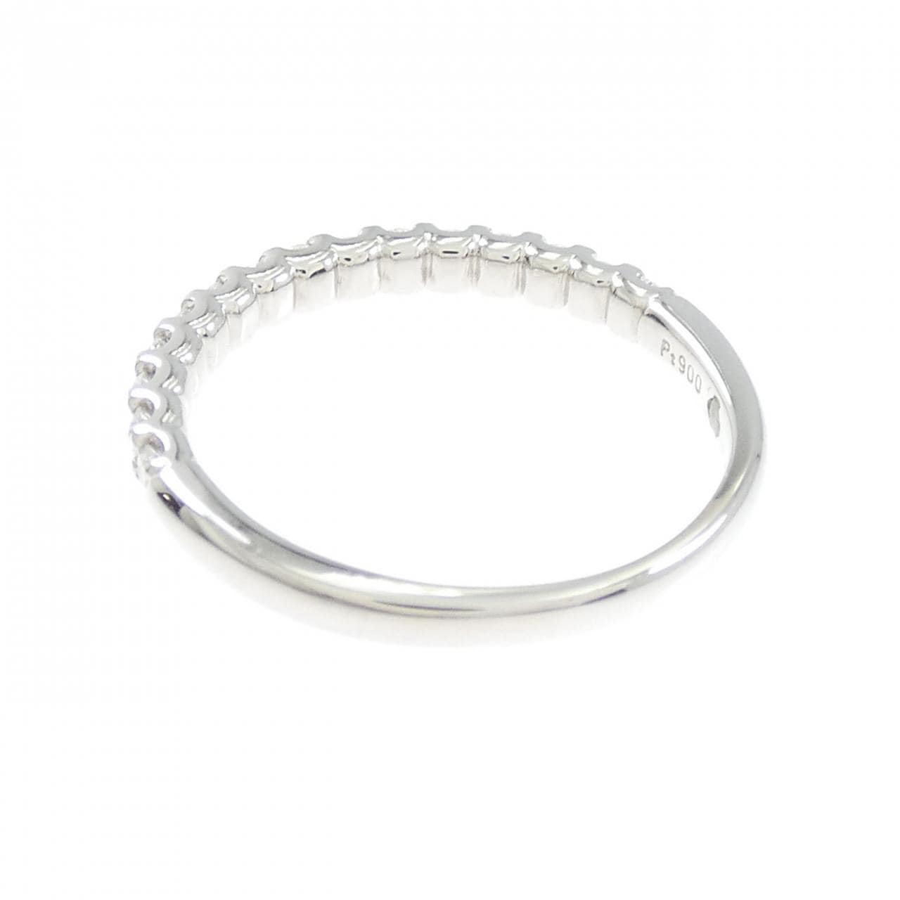 PT900 ハーフエタニティ ダイヤモンド リング 0.24CT
