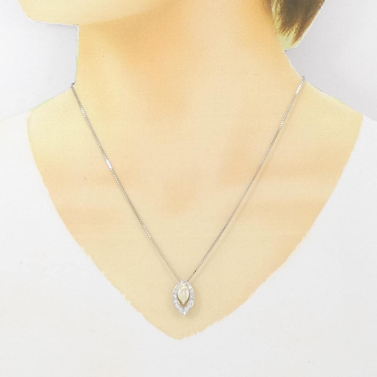 PT ダイヤモンド ネックレス 1.180CT