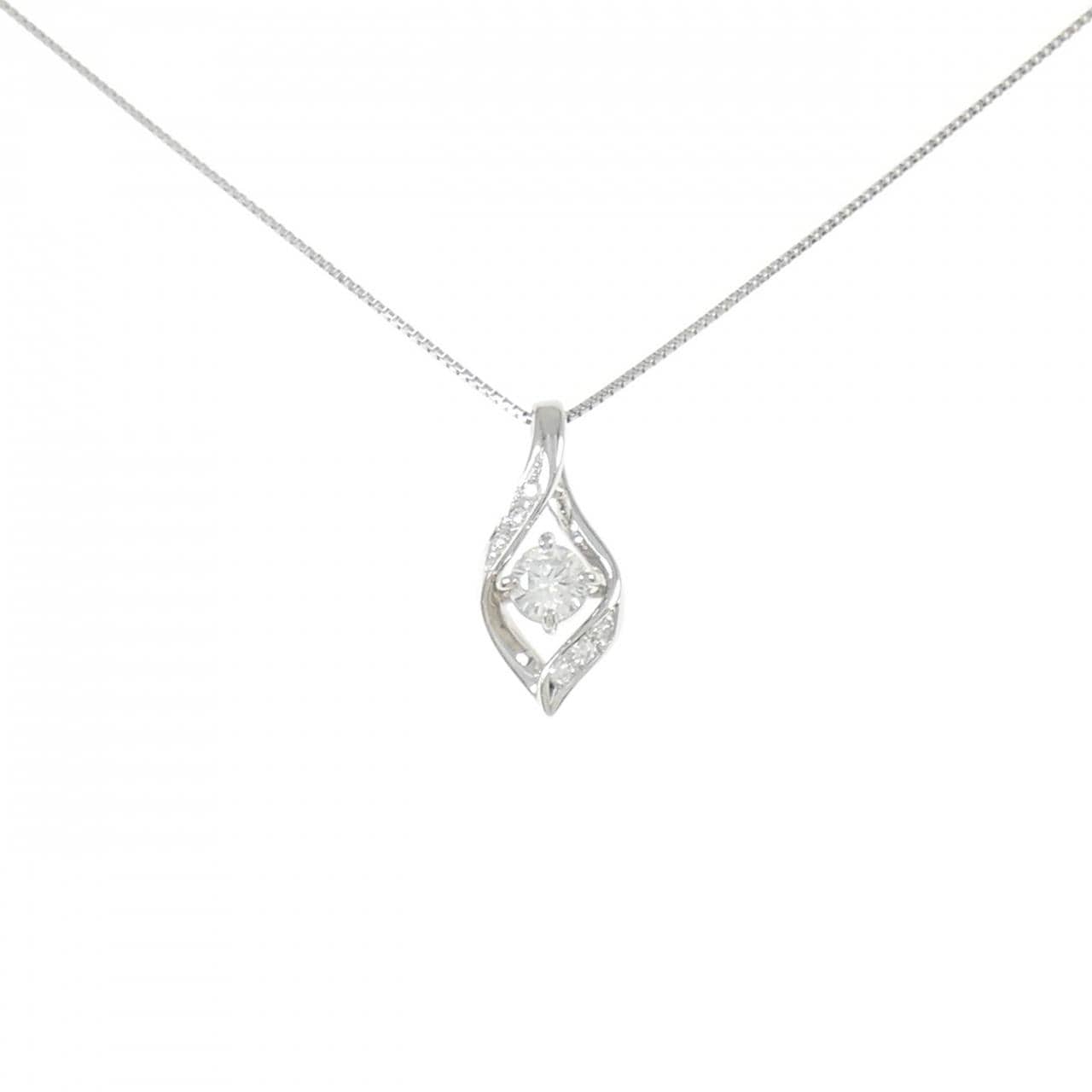 PT900/PT850 ダイヤモンド ネックレス 0.195CT