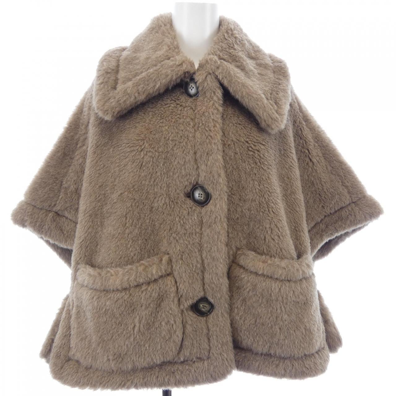 マックスマーラ Max Mara TERZO 473618 テディベア ケープ
