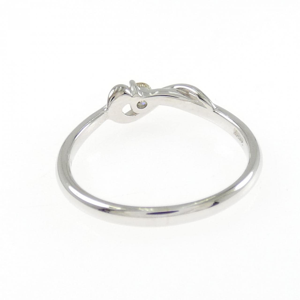 K18WG ダイヤモンド リング 0.10CT