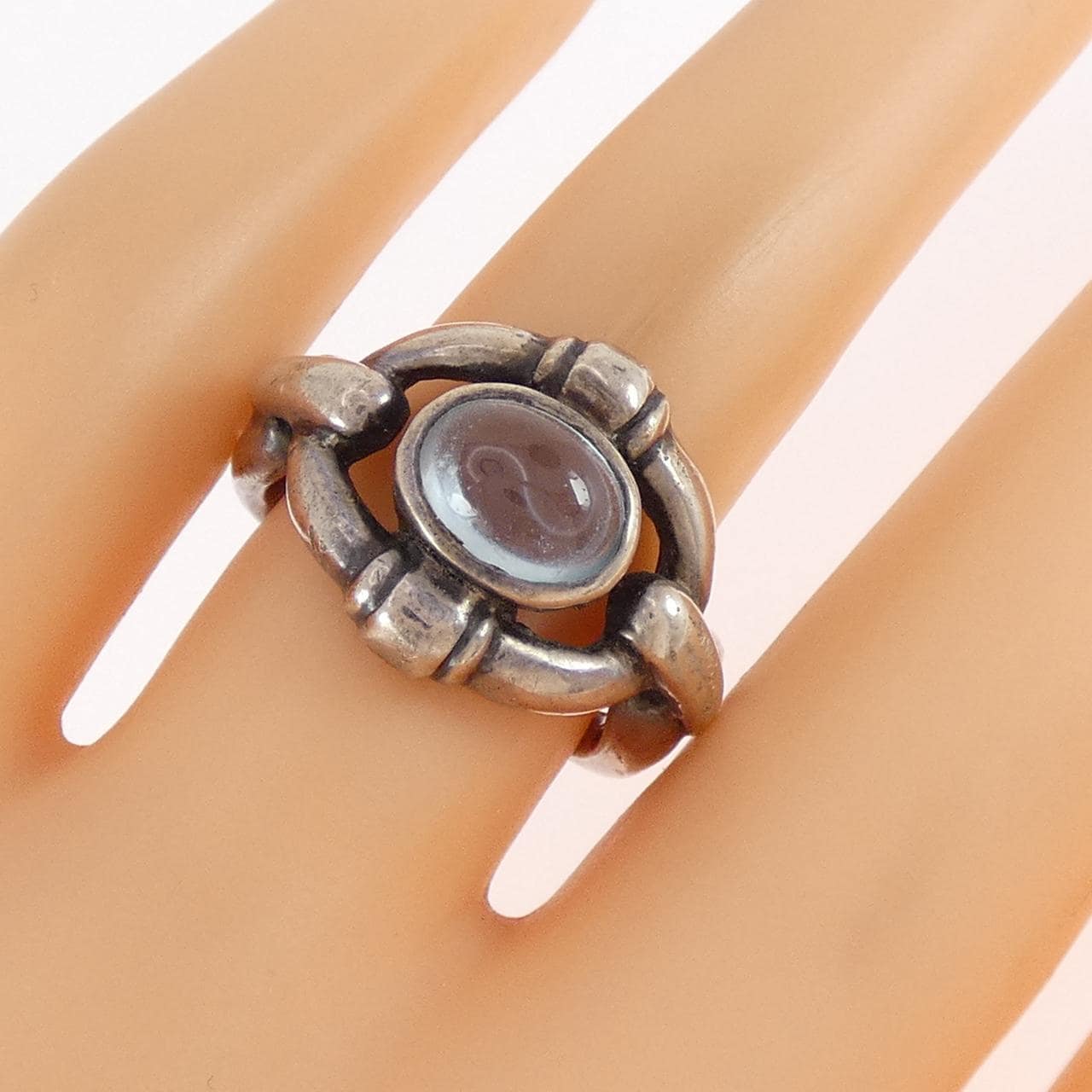 925SV アクアマリン リング