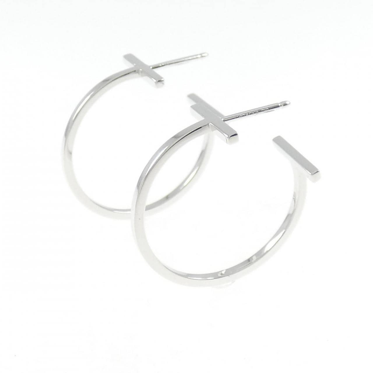 TIFFANY T-wire hoop medium earrings