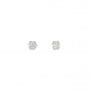 PT900 ダイヤモンド ピアス 0.10CT