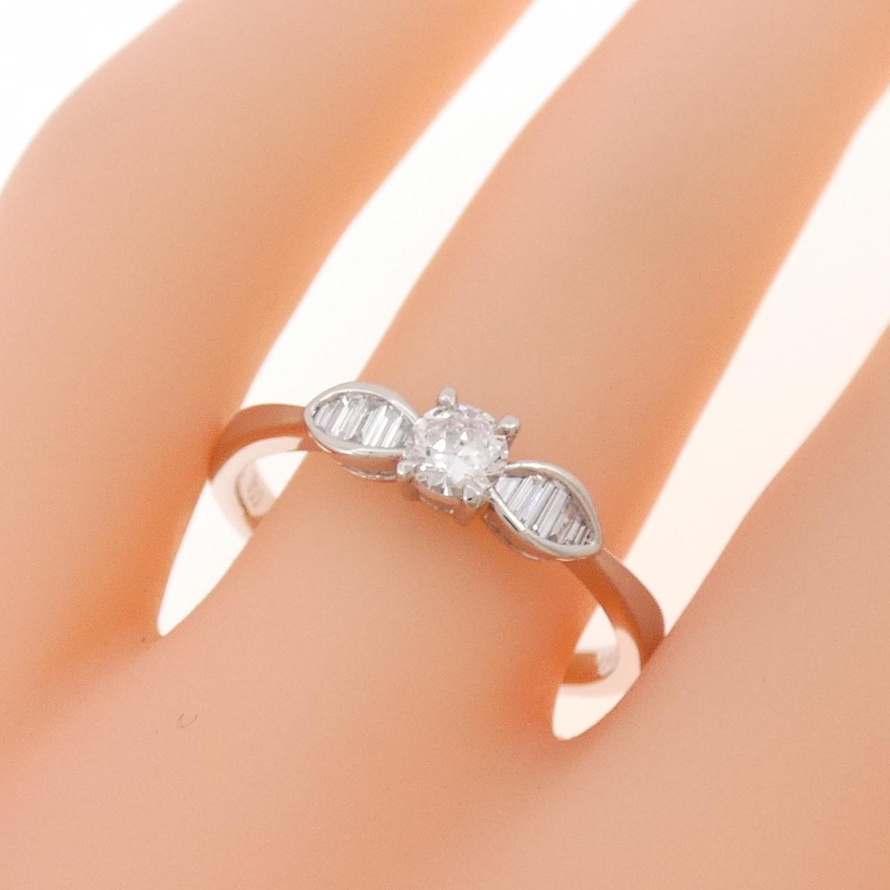 PT900 ダイヤモンド リング 0.18CT