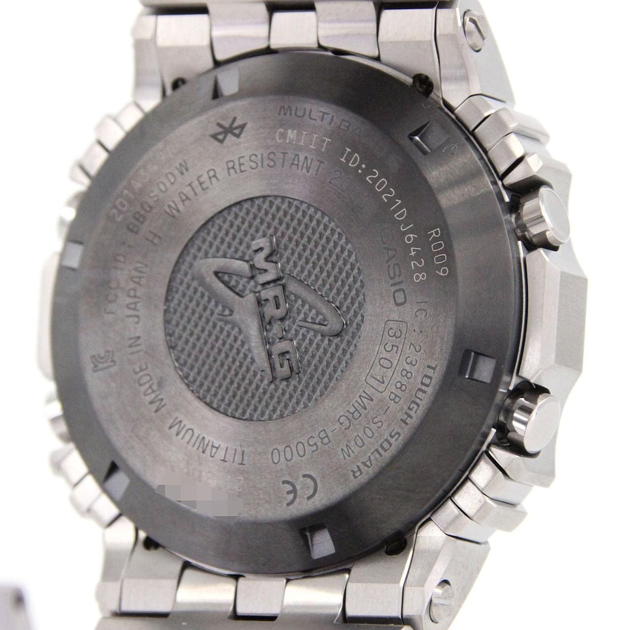 カシオ G-SHOCK･MR-G 電波時計 MRG-B5000D-1JR TI ソーラークォーツ