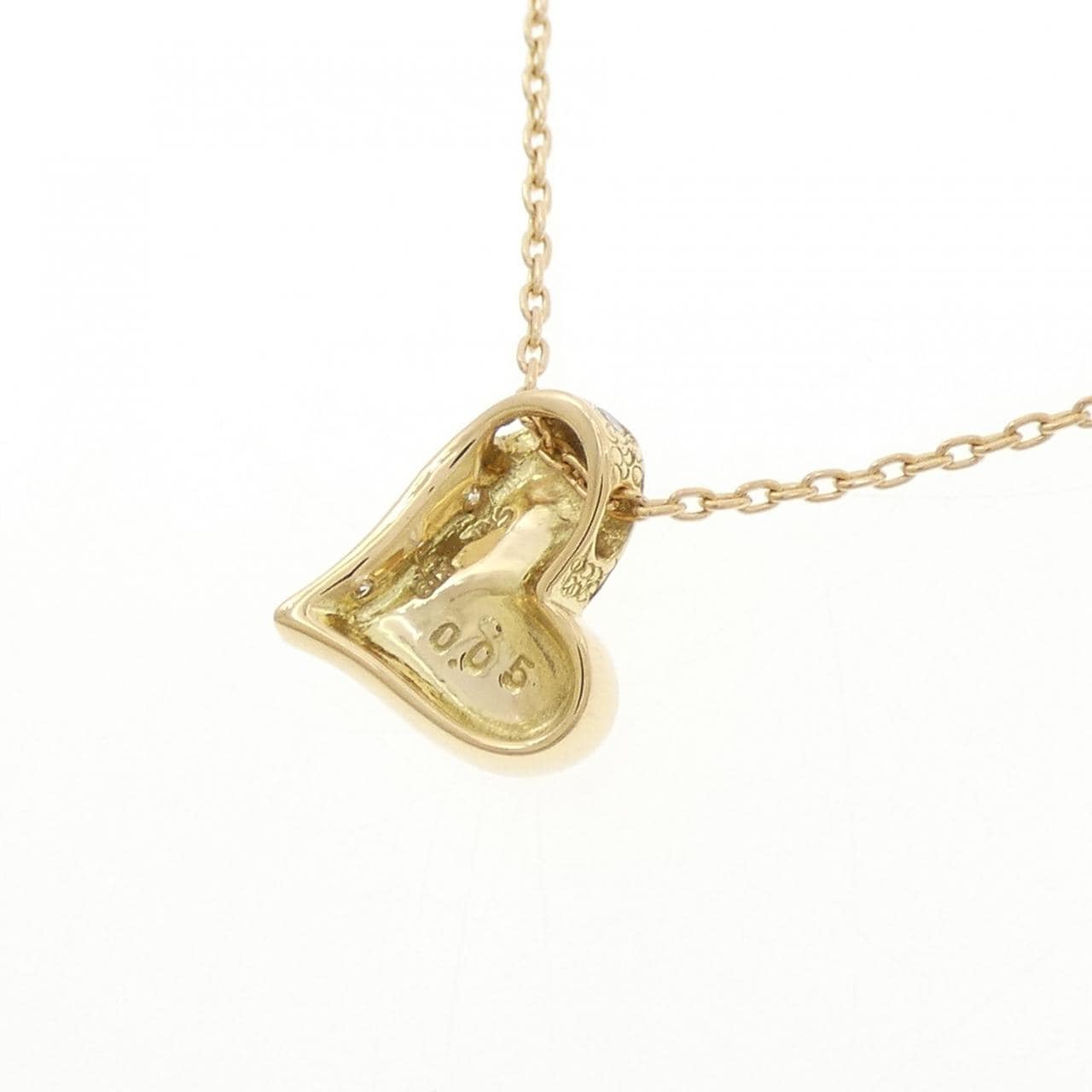 スタージュエリー ハート ダイヤモンド ネックレス 0.05CT