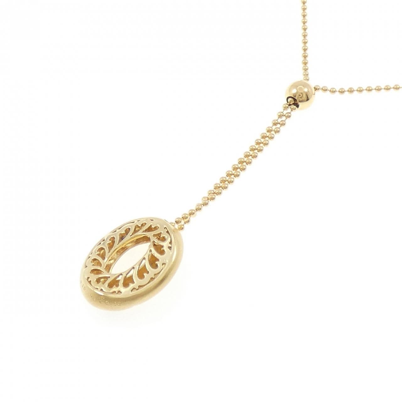 K18YG サファイヤ ネックレス 0.12CT