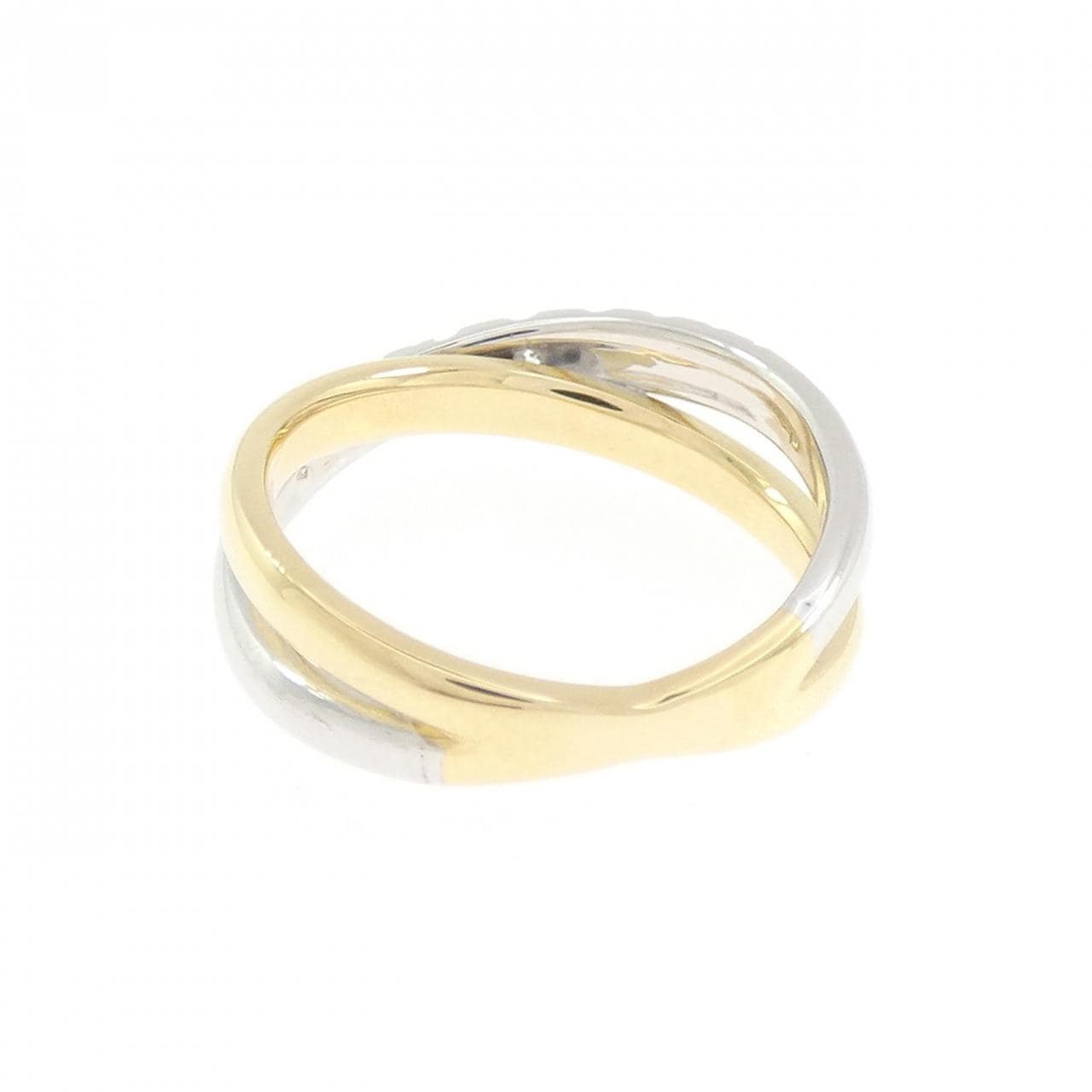 750YG/750WG ダイヤモンド リング 0.16CT