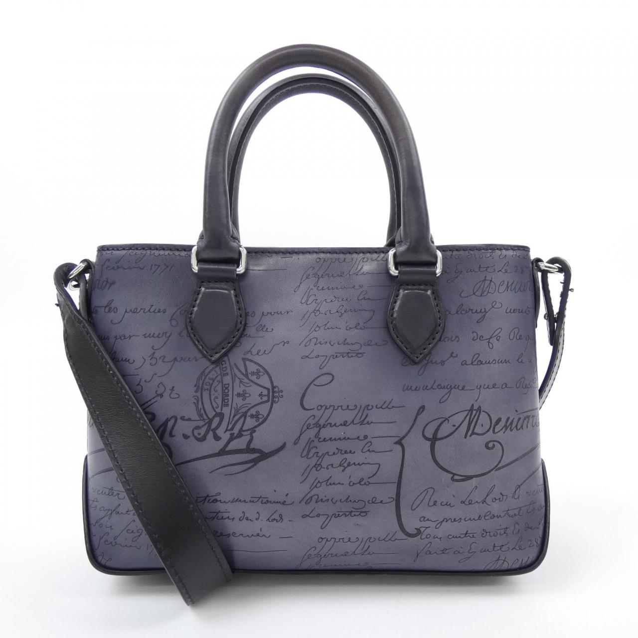 ベルルッティ Berluti トゥジュールガリバーグラディアントスクリットレザーメッセンジャー BAG