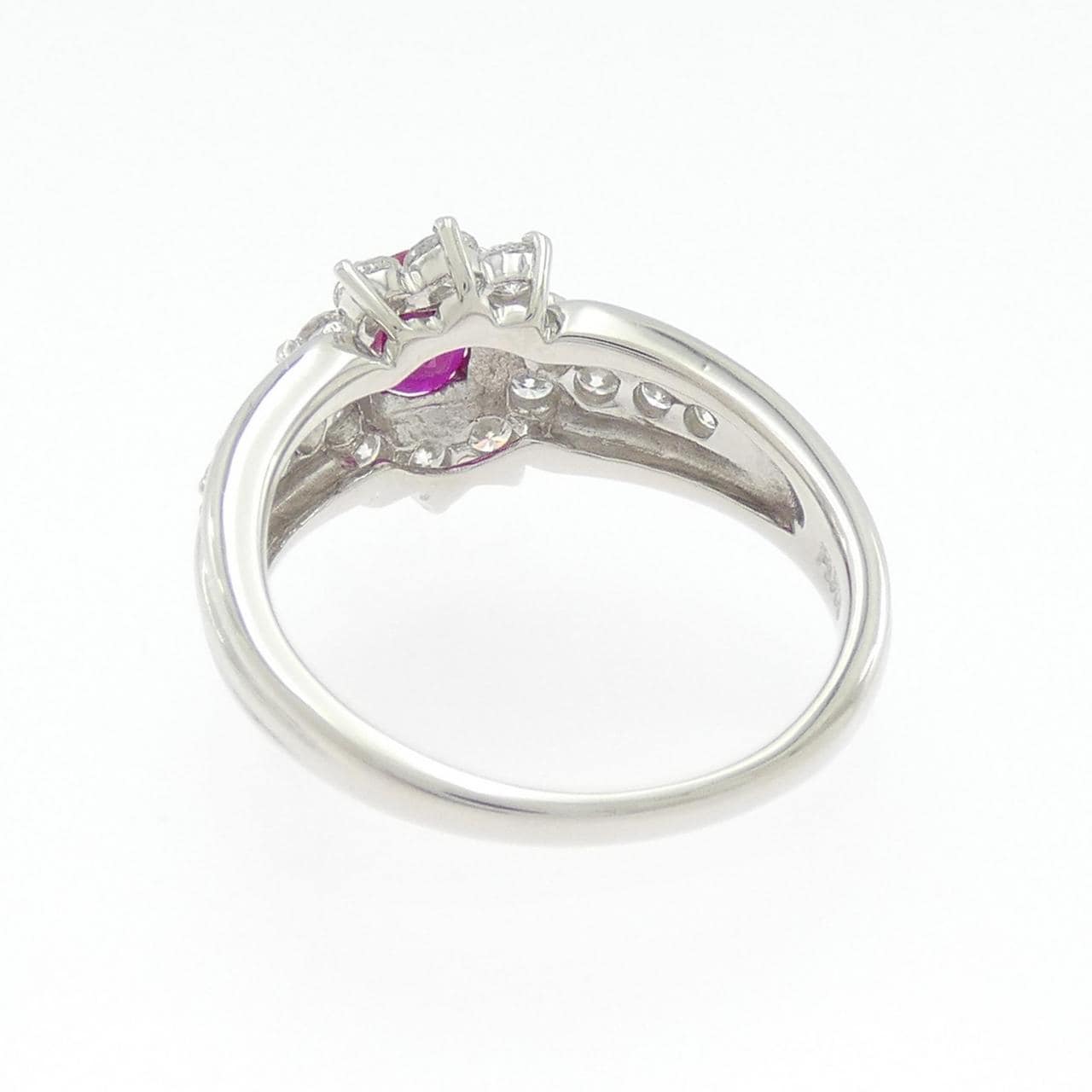 PT900红宝石戒指0.72CT