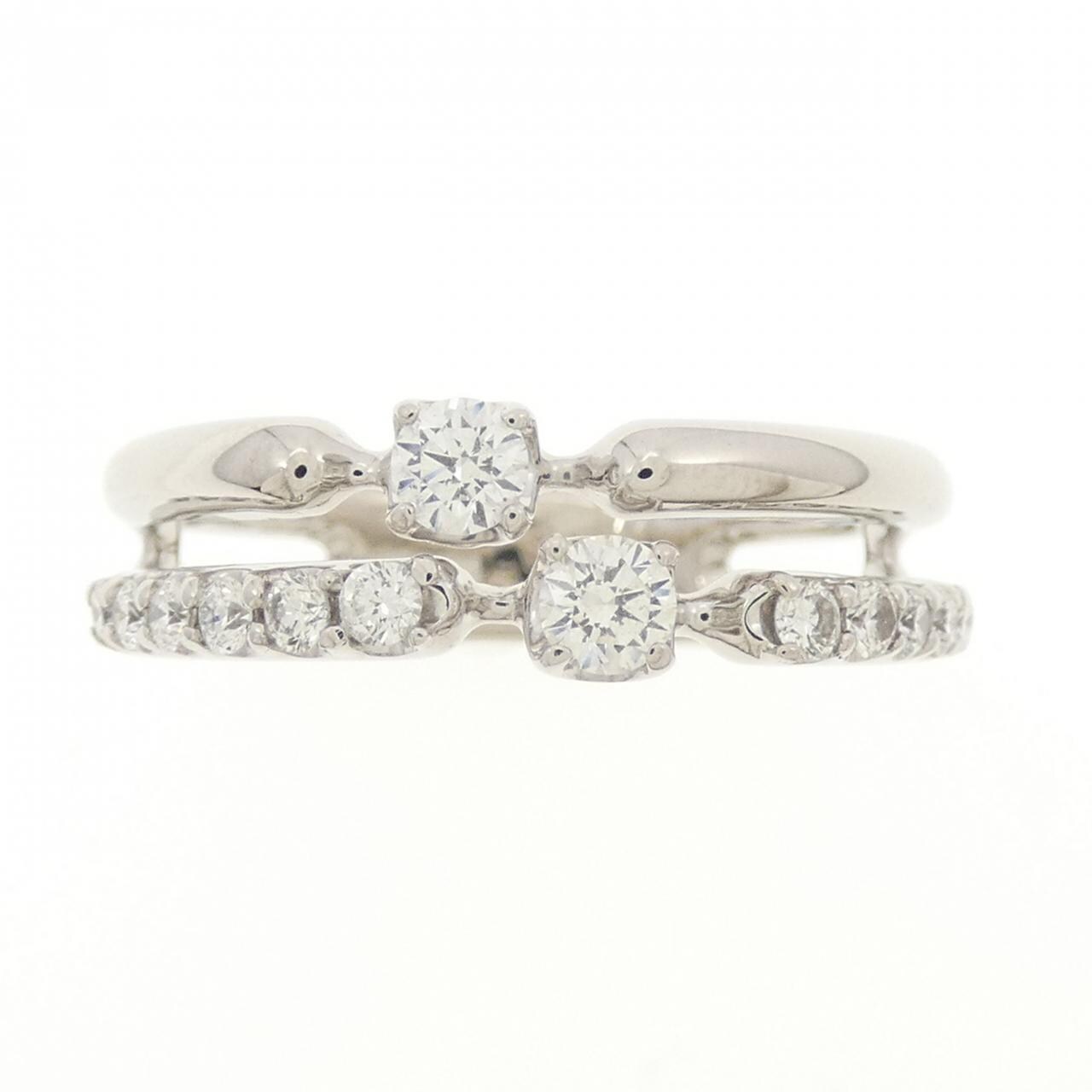 PT950 ダイヤモンド リング 0.35CT