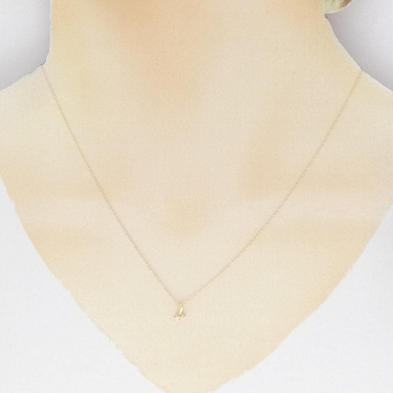 K18YG ダイヤモンド ネックレス 0.03CT