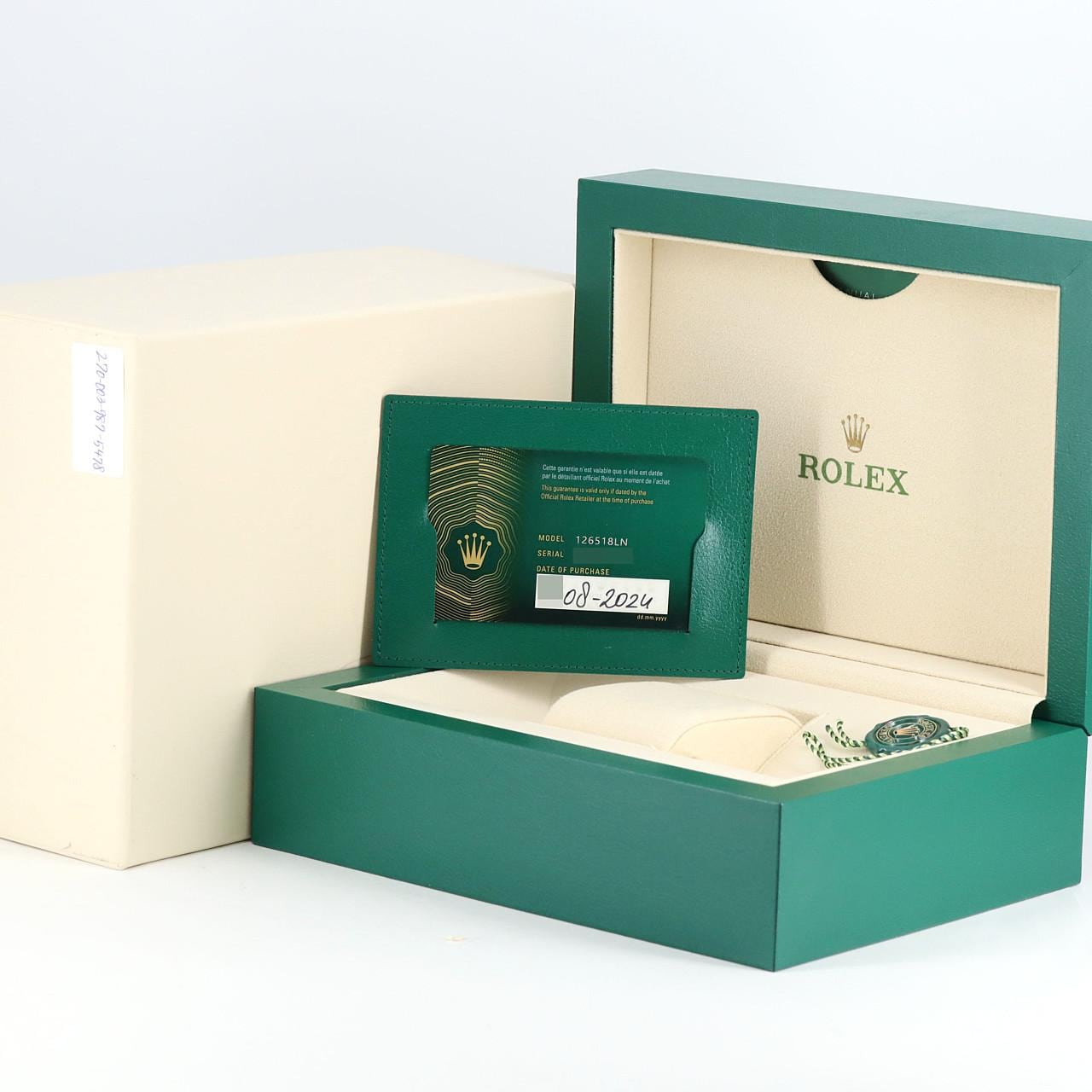 ROLEX Daytona 126518LN YG Automatic Random Number