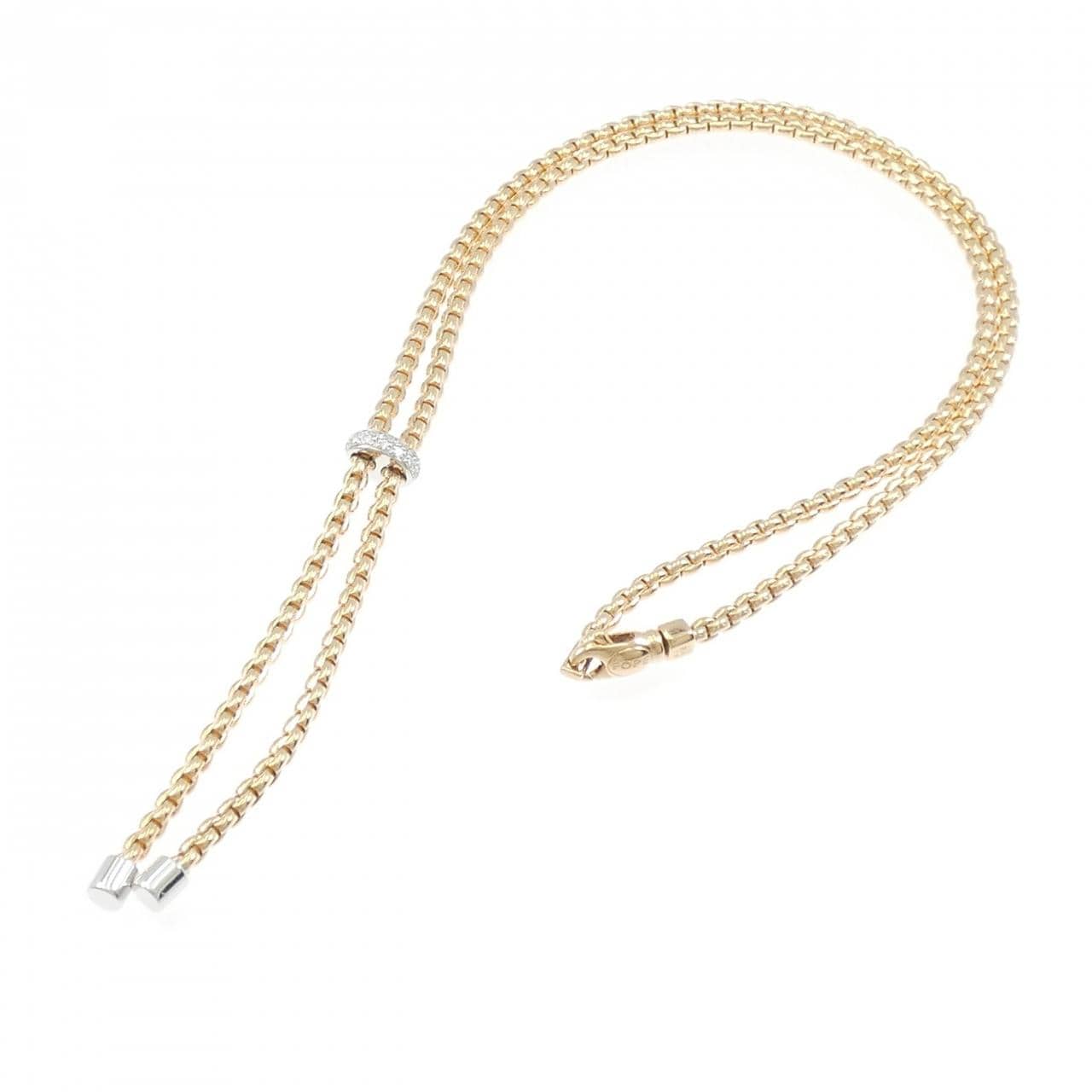 【新品】フォッペ エカ ネックレス 0.10CT