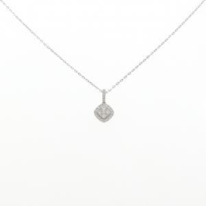 K18WG ダイヤモンド ネックレス 0.20CT