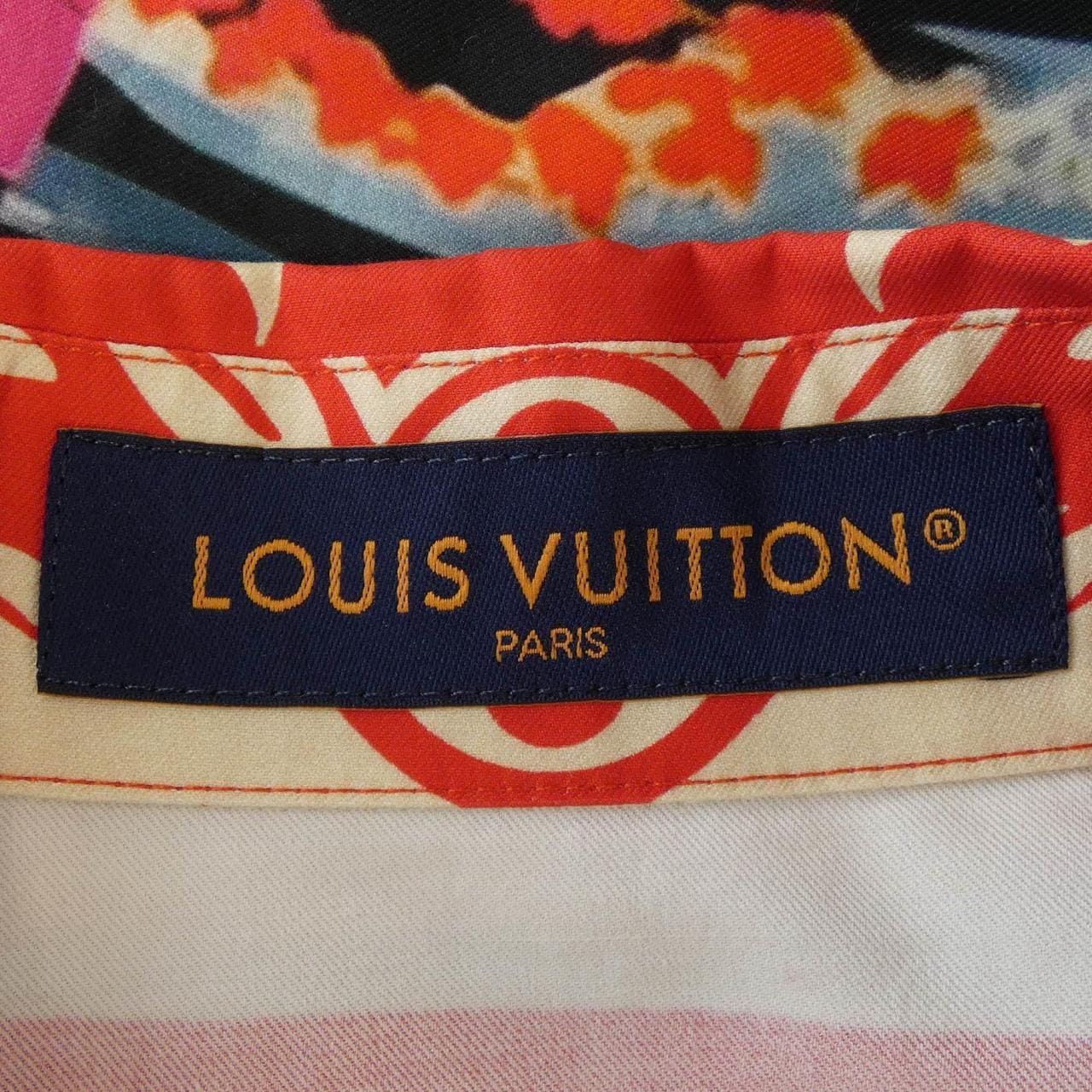 ルイヴィトン LOUIS VUITTON プリントショートスリーブコットンシャツ HRS12WKIS S／Sシャツ