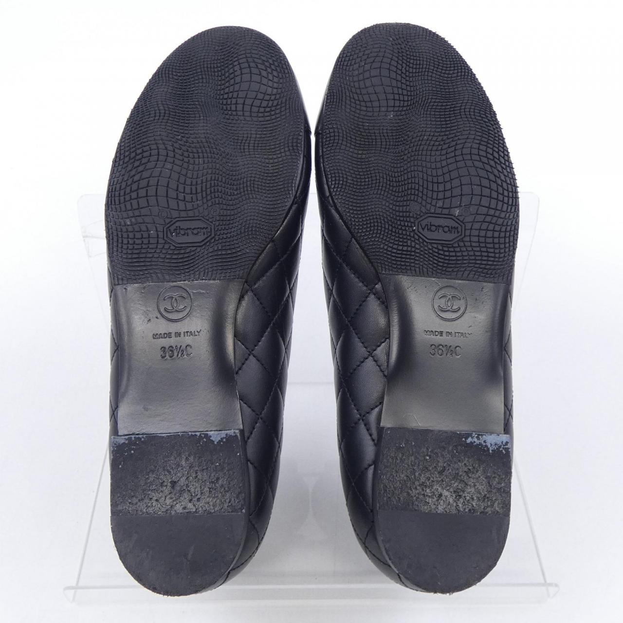 シャネル CHANEL バレリーナ ターンロック G45879B17834 フラットシューズ