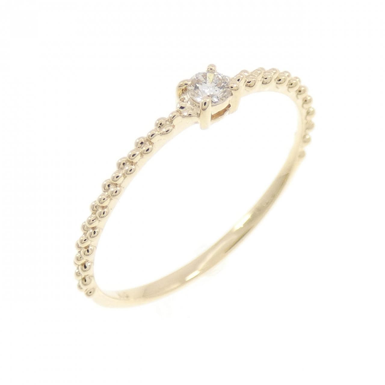 K10YG ダイヤモンド リング 0.05CT