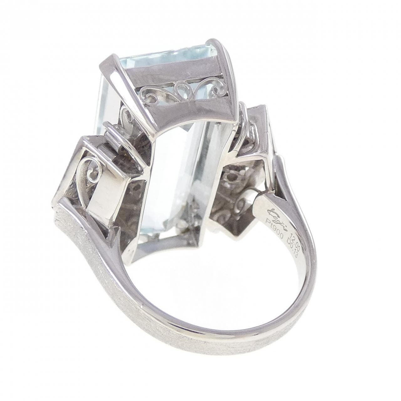 キウチケンジ アクアマリン リング 12.00CT