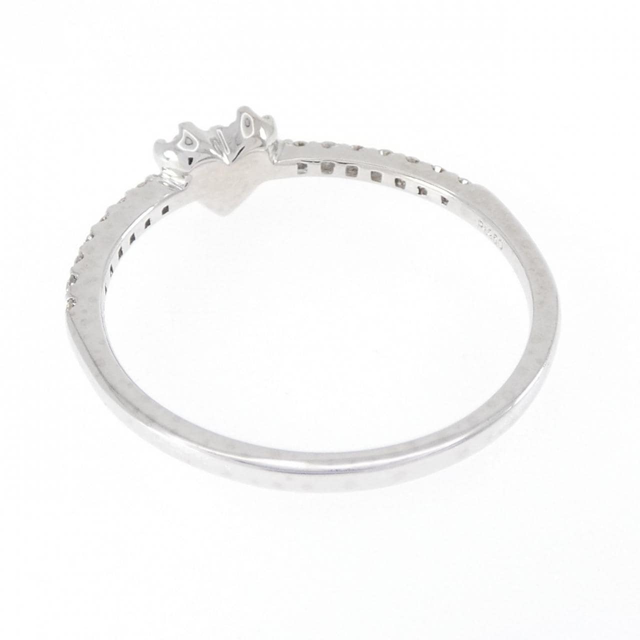 PT950 ハート ダイヤモンド リング 0.23CT