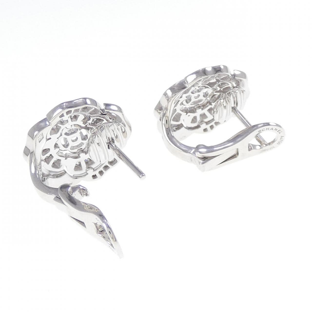 シャネル カメリア ピアス