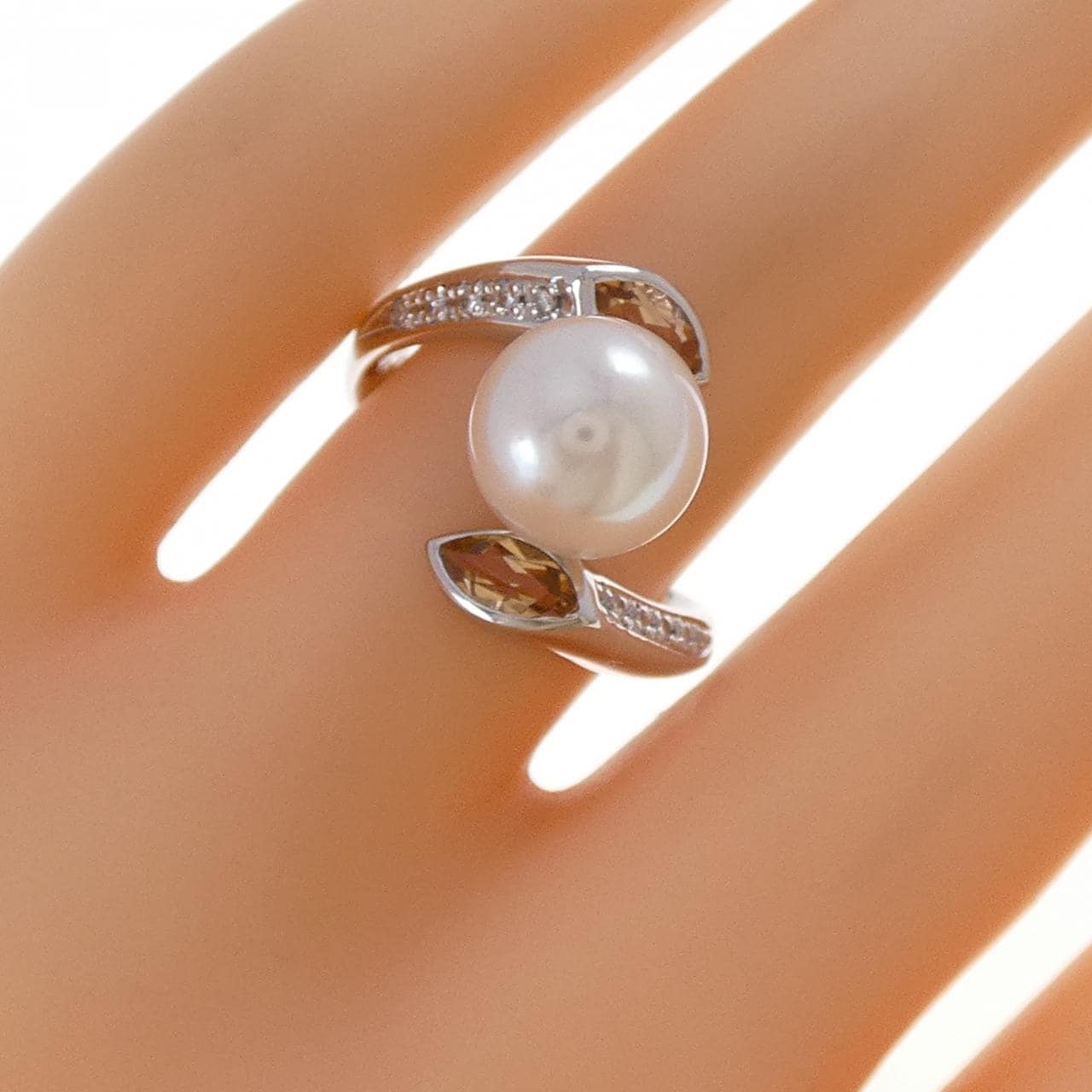 PT900 カラーストーン リング