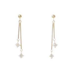 K18YG ダイヤモンド ピアス 0.38CT